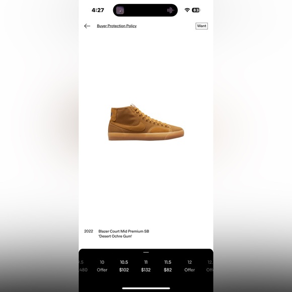 Blazer Court Mid Premium SB
'Desert Ochre Gum' - Picture 6 of 7